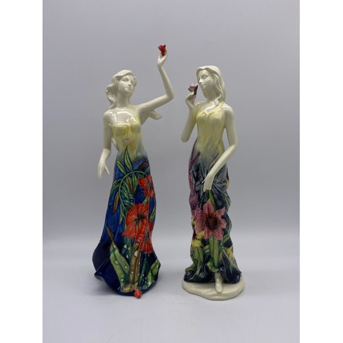 271 - TWO OLD TUPTON WARE FIGURES - POPPY AND ONE OTHER AND A ROYAL DOULTON FIGURE