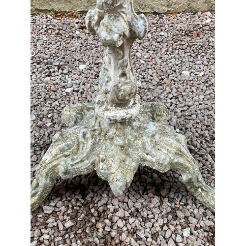 5 - METAL WEATHERED TRIPOD BIRD BATH