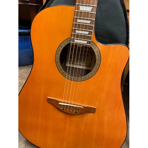 45 - NYLON CASED GRACIA ACOUSTIC GUITAR 115EQ