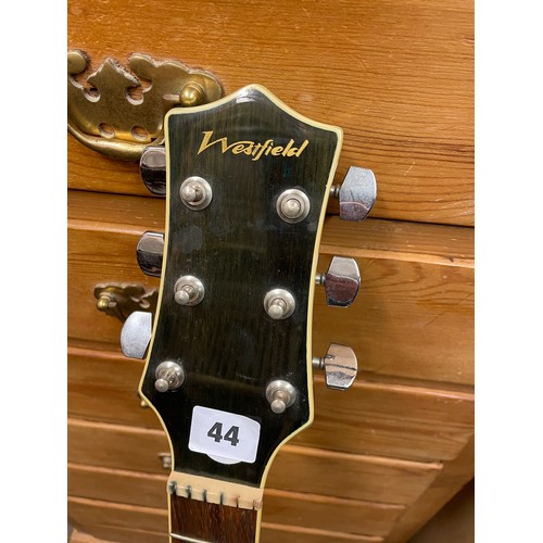 44 - GREEN WESTFIELD ACOUSTIC GUITAR MODEL NUMBER TF656P