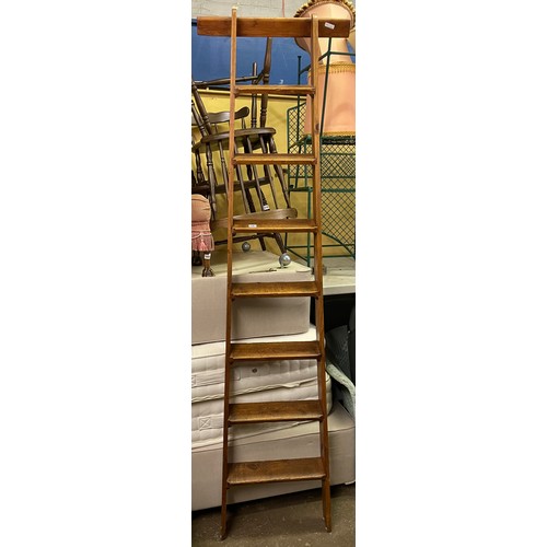 58 - VINTAGE WOODEN LADDER