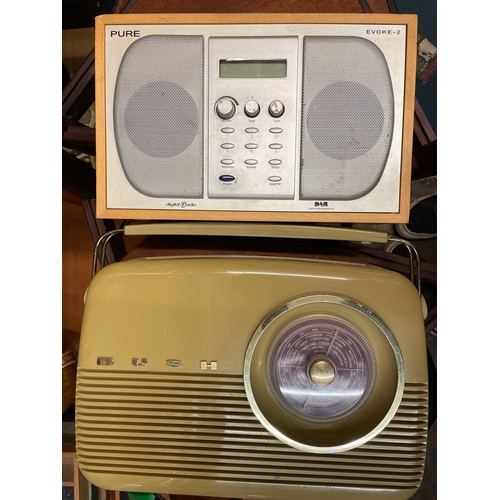 223 - PURE EVOKE RADIO AND VINTAGE BUSH RADIO