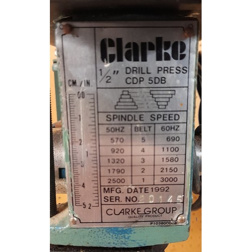 235 - CLARKE PEDESTAL DRILL