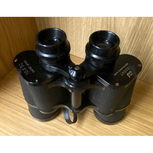 294 - FIVE PAIRS OF CASED BINOCULAR'S