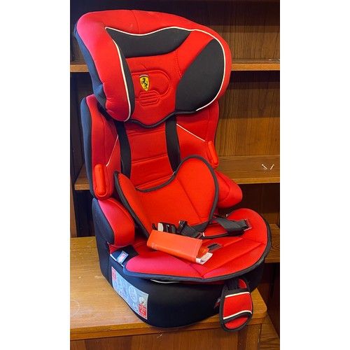 130 - CHILDRENS FERRARI CAR SEAT A/F