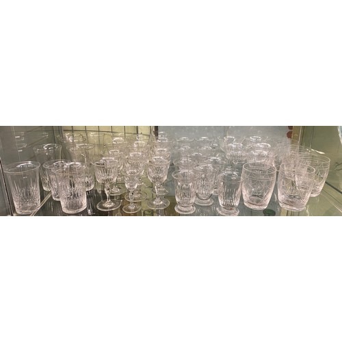 341 - SELECTION OF QUALITY ETCHED DRINKING GLASSES