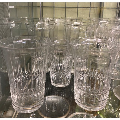 341 - SELECTION OF QUALITY ETCHED DRINKING GLASSES