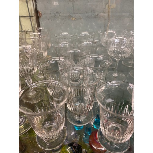 341 - SELECTION OF QUALITY ETCHED DRINKING GLASSES