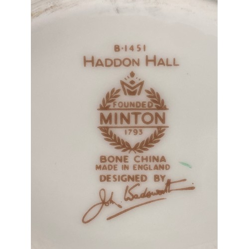 334 - MINTON BONE CHINA HADDON HALL TABLE SERVICE