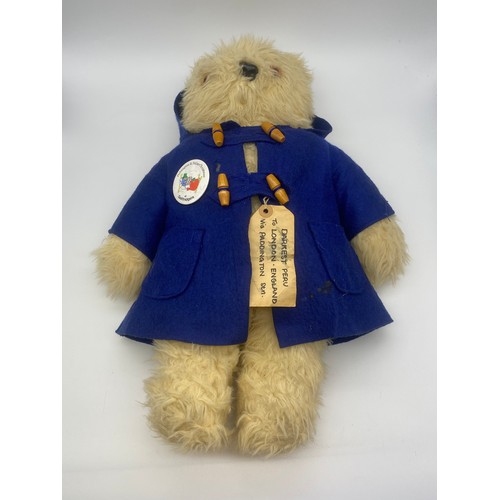 394 - PADDINGTON BEAR PLUSH SOFT TOY