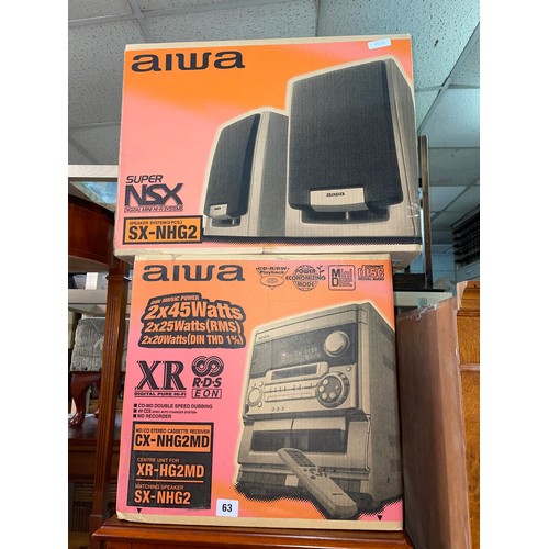 63 - AIWA XR DIGITAL HIFI WITH SPEAKER SYSTEM