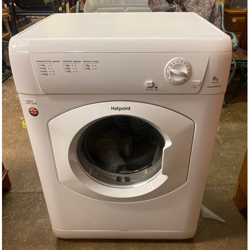 59 - HOTPOINT AQUARIUS 8KG TUMBLE DRYER