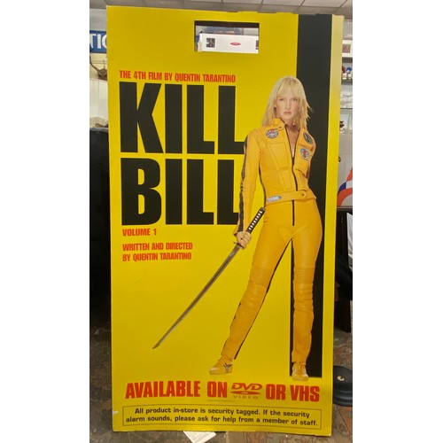 196 - KILL BILL ADVERTISING DISPLAY BOARD AND LINDA LUSARDI PIN UP POSTER