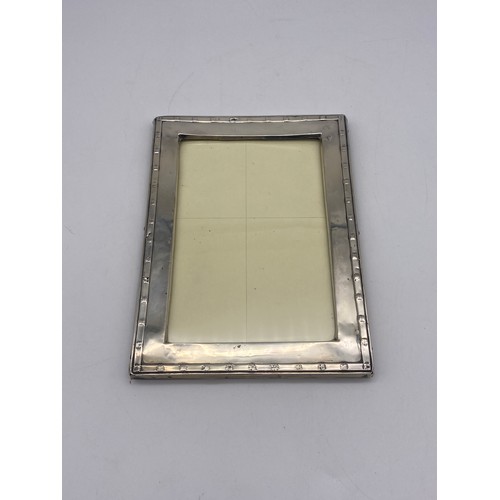 548 - BIRMINGHAM SILVER RECTANGULAR PHOTOGRAPH FRAME