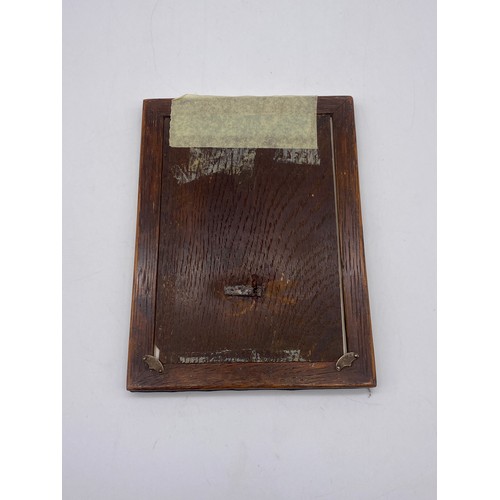 548 - BIRMINGHAM SILVER RECTANGULAR PHOTOGRAPH FRAME