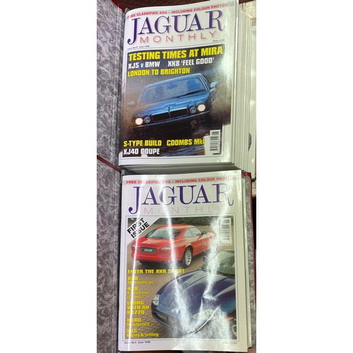 680 - TWO BINDERS OF JAGUAR MONTHLY 1999