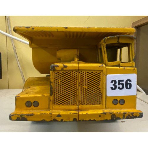 356 - ERTL DIE CAST CONSTRUCTION PAY HAULER DUMPER TRUCK