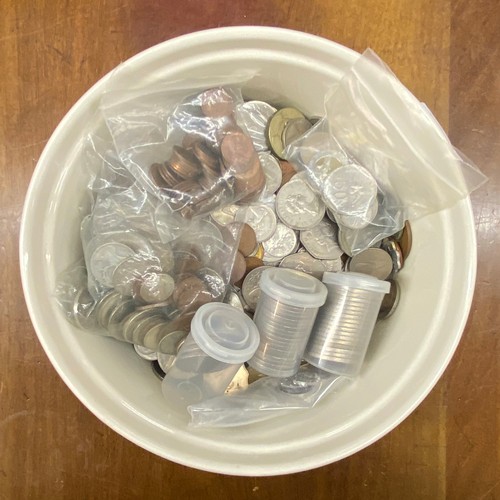 693 - TUB OF MAINLY GB PRE DECIMAL COINS