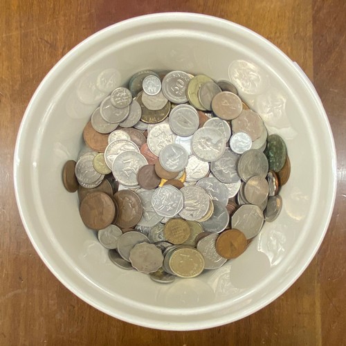 693 - TUB OF MAINLY GB PRE DECIMAL COINS