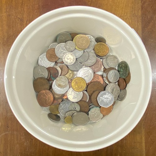 693 - TUB OF MAINLY GB PRE DECIMAL COINS