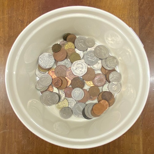 693 - TUB OF MAINLY GB PRE DECIMAL COINS