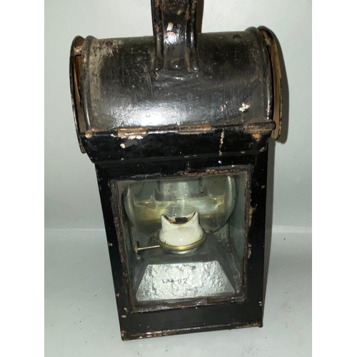 530 - LNED2 TYPE RAILWAY LANTERN AND ONE OTHER