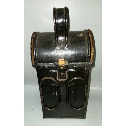 530 - LNED2 TYPE RAILWAY LANTERN AND ONE OTHER