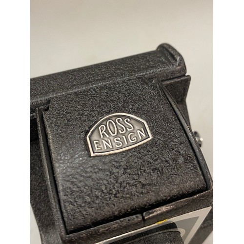 539 - KODAK A120 VEST CAMERA IN LEATHER POUCH, ROSS ENSIGN FUL-VUE CAMERA