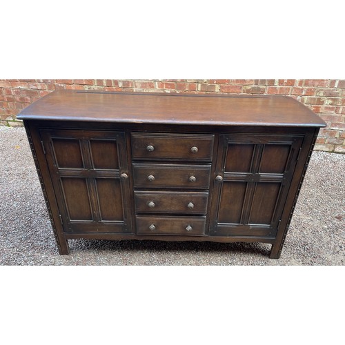 148 - ERCOL PANEL DOOR DRESSER BASE