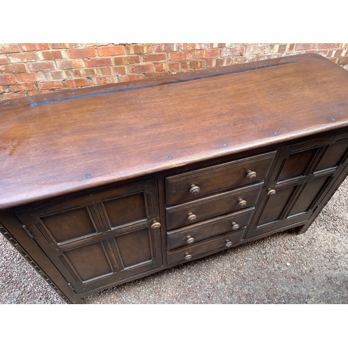 148 - ERCOL PANEL DOOR DRESSER BASE