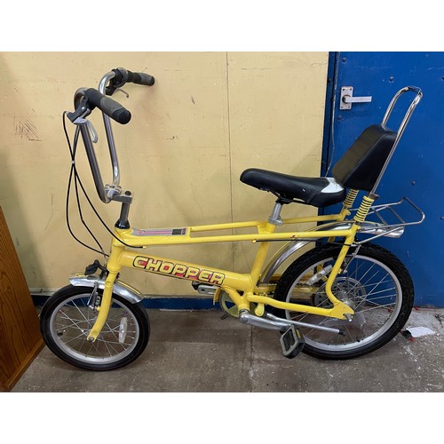 60 - YELLOW PAINTED MARK 3 CHOPPER BICYCLE