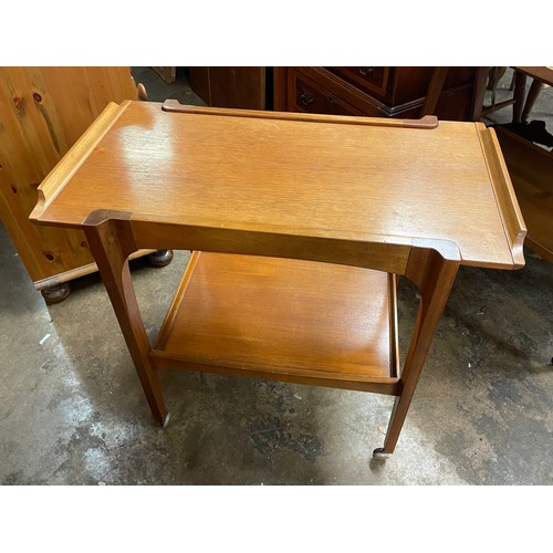 94 - 1970S REMPLOY TEAK TROLLEY TABLE