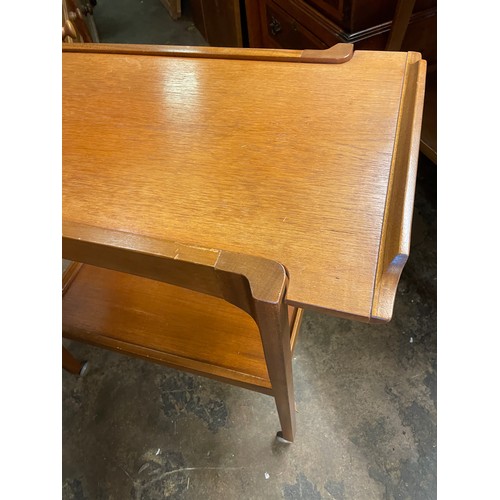 94 - 1970S REMPLOY TEAK TROLLEY TABLE