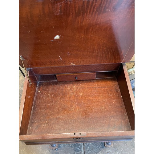 167 - VICTORIAN WALNUT DAVENPORT DESK