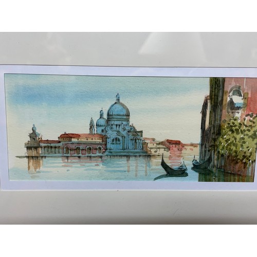 302 - SMALL WATER COLOUR OF VENETIAN LANDSCAPE