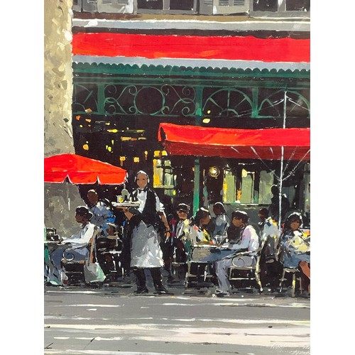 289 - JEREMY BARLOW ROI GICLEE ARTIST PROOF LIMITED EDITION ENTITLED A CAFE, AIX EN PROVENCE