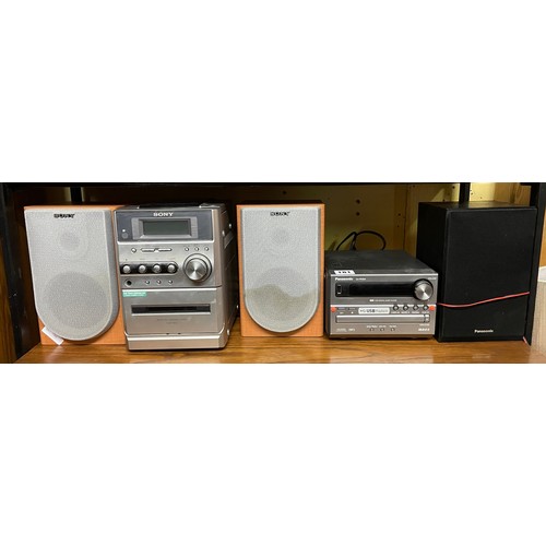 181 - PANASONIC CD MICRO PLAYER AND SONY MICRO HIFI