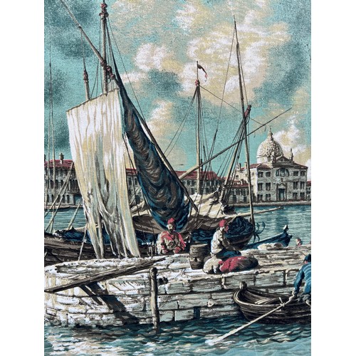 294 - PRINTED CANVAS OF VENETIAN CANAL SCAPE