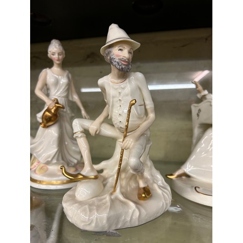 397 - ROYAL DOULTON ENCHANTMENT COLLECTION FIGURES RUMPLESTILTSKIN, SENATA, MUSICAL