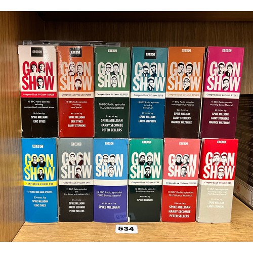 534 - BOX SETS OF THE BBC COMPENDIUMS THE GOON SHOW