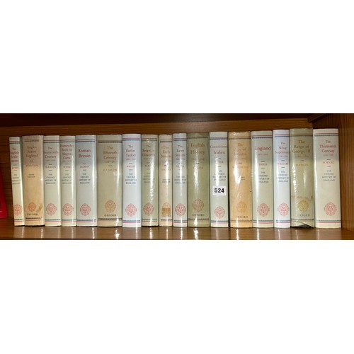 524 - SET OF OXFORD HISTORY OF ENGLAND