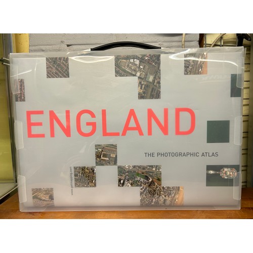 498 - PVC CASED PHOTOGRAPHIC ATLAS OF ENGLAND