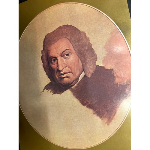 250 - PRINT OF SAMUEL PEYPS AND SAMUEL JOHNSON FRAMED AND GLAZED