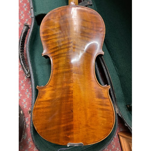 676 - UNMARKED VIOLIN IN CASE