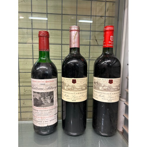 480 - SELECTION OF RED WINES, CHATEAU FERREYRES, MALBEC, CHÂTEAU LAGUE