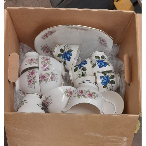 365 - ROYAL KENT BONE CHINA TEASET