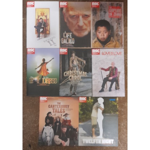 366 - BOX OF ROYAL SHAKESPEARE CO PRODUCTION AND PLAY PROGRAMMES