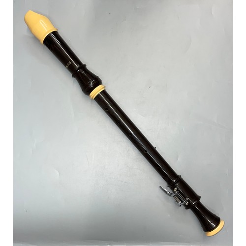 681 - AULOS TREBLE RECORDER IN CARRY TUBE