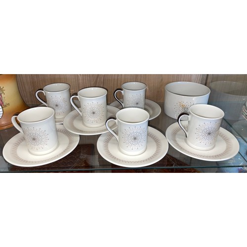 448 - ROYAL DOULTON MORNING STAR COFFEE SET