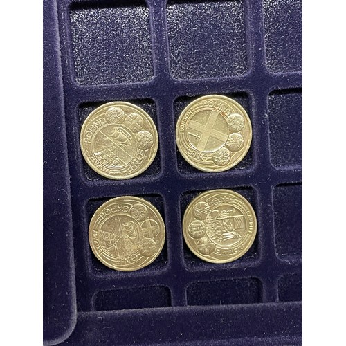 756 - THREE TRAYS OF COLLECTORS 50 PENCE PIECES VARIOUS